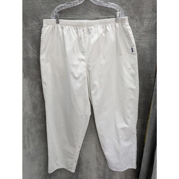 Other - Tafford Scrub Pants Womens Plus Size 2X White‎